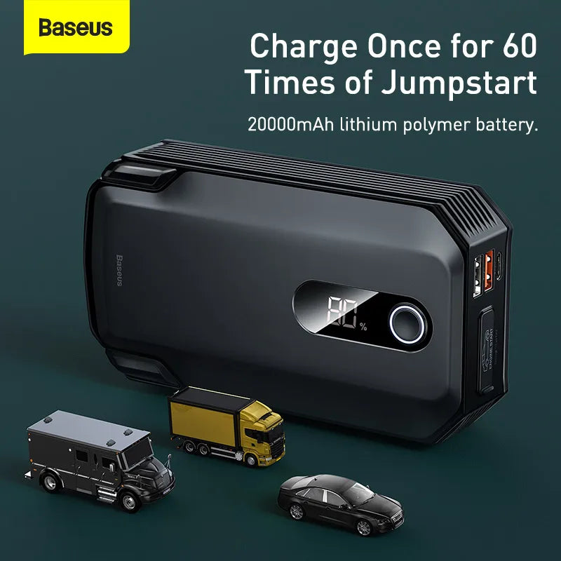 Emergency Car Jump Starter & Power Bank
